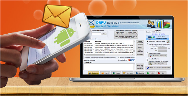 Android Bulk SMS Software