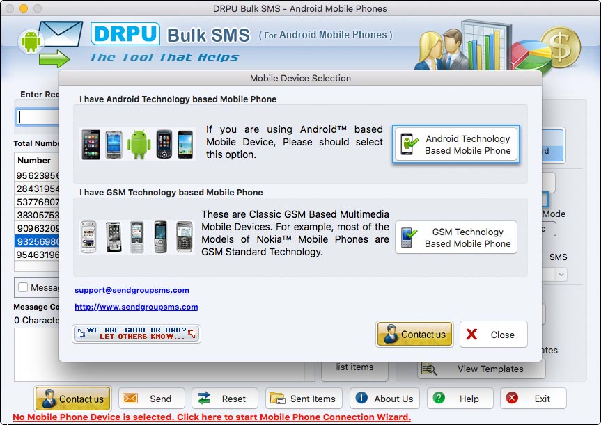 Mobile Device Selection