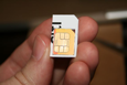 DIY Cutting a regular SIM card into a Micro SIM card for your new device