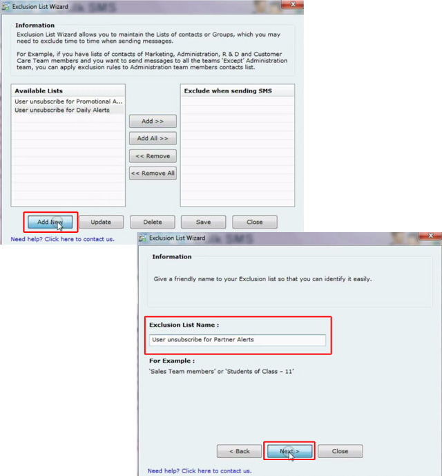 Create Unsubscribers contact list Create Unsubscribers contact list