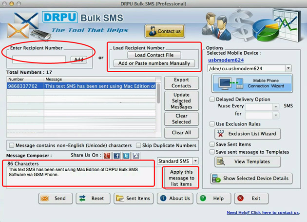 Load contacts