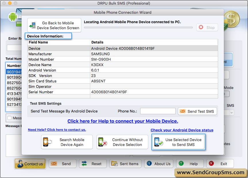 Establish Mobile Phone Connection