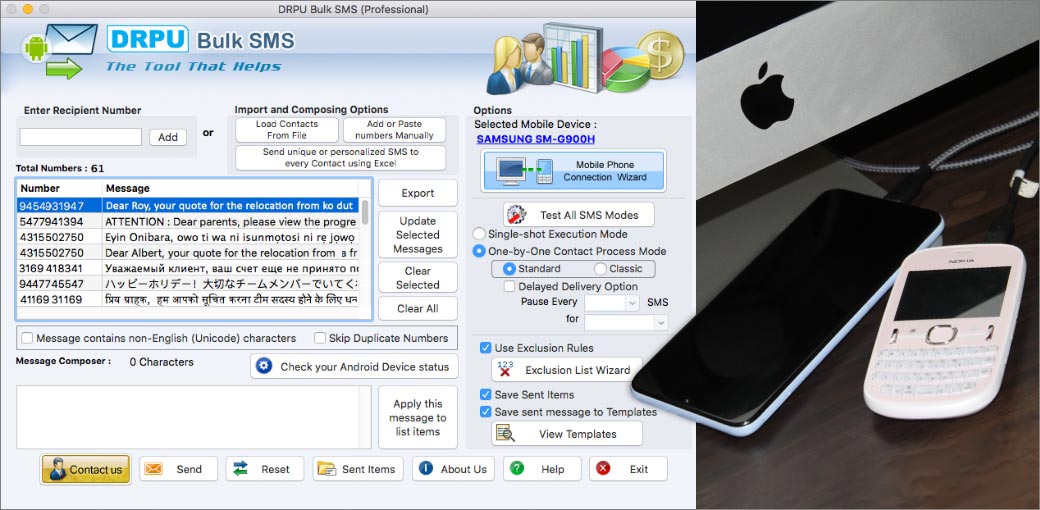 Mac Bulk sms Professional