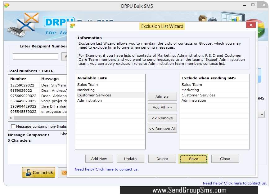 Bulk SMS Software voor mobiele GSM Bulk SMS Software voor mobiele GSM