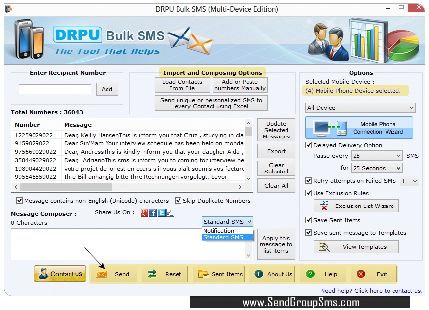 Import or Composing Options