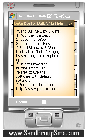 Pocket PC to Mobile Bulk SMS Software