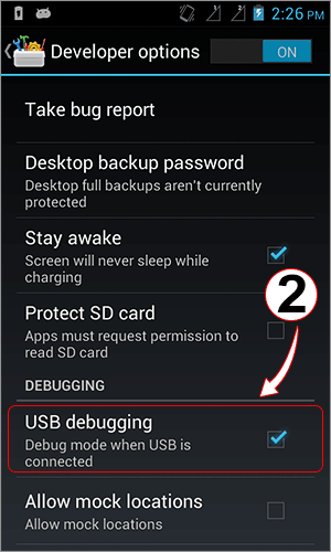 USB Debugging