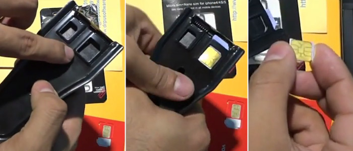 Using Sim Card Cutter: Convert Mini Sim to Micro